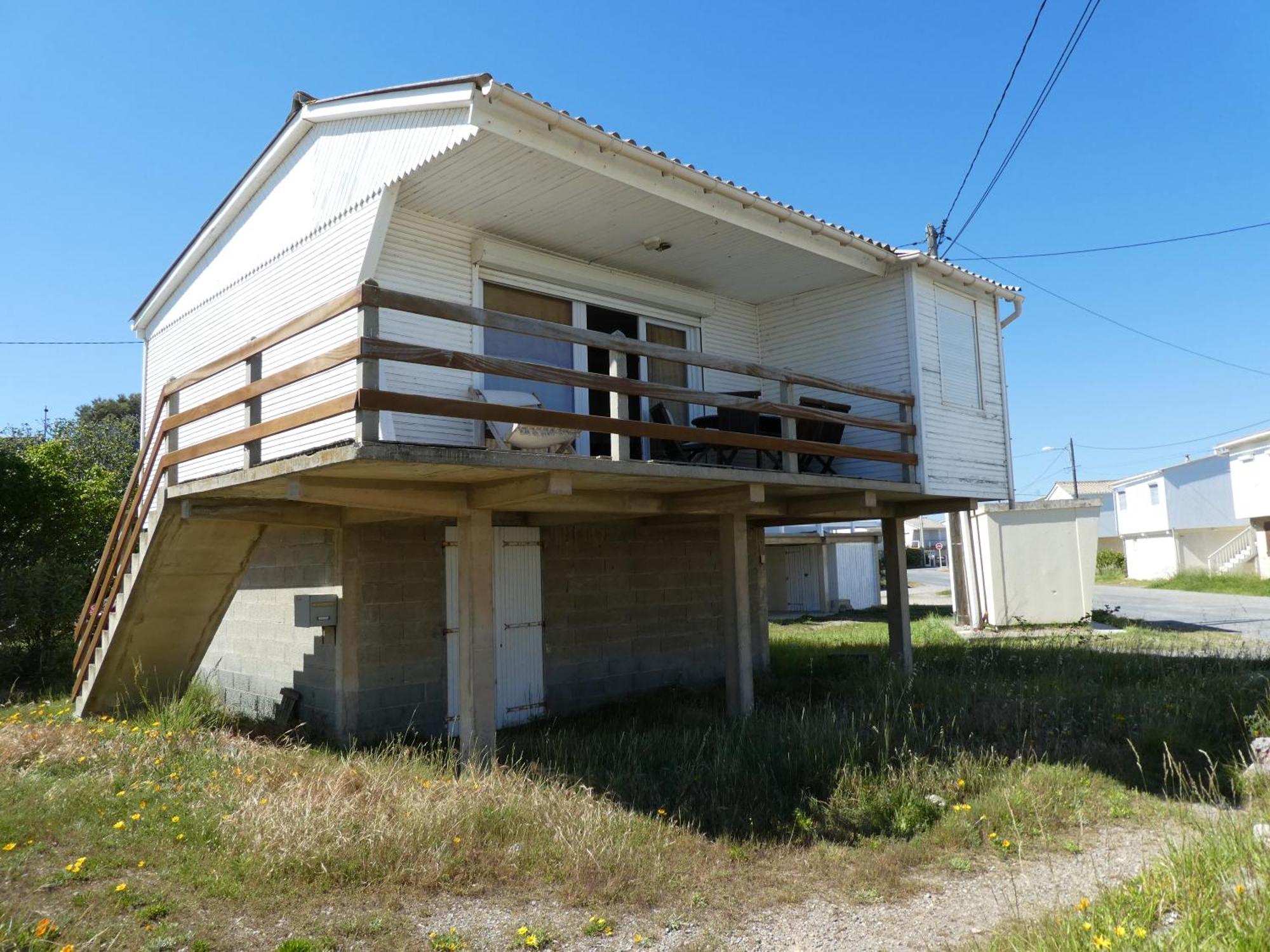 Un Chalet En Bois A La Plage Villa Gruissan Exterior foto